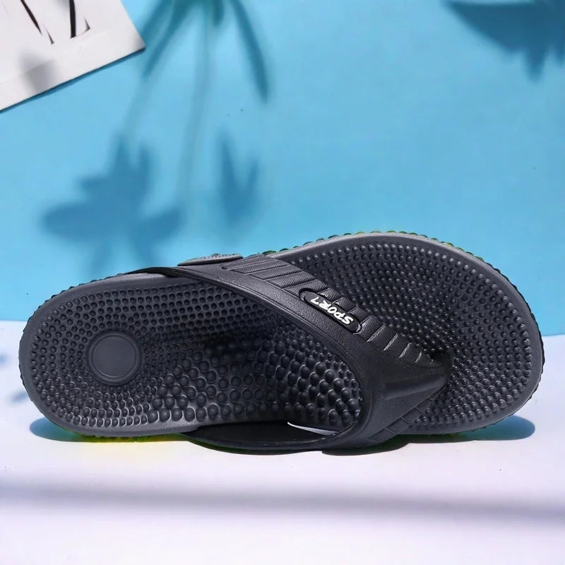 Sandales EVA Légères Homme – Semelle Massage Slip-On Plage Extérieur 7 Coloris Pointures 40–47 – CLEVI Paris