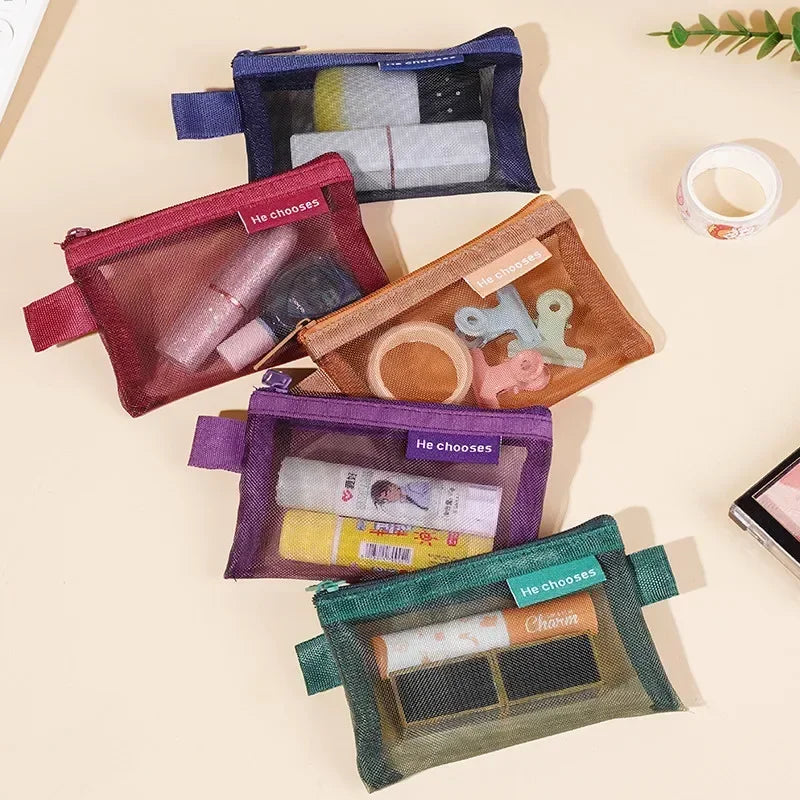 Pochette Zippée Nylon Vintage | Porte-Monnaie, Clés, Cartes & Accessoires, 6 Coloris – CLEVI Paris