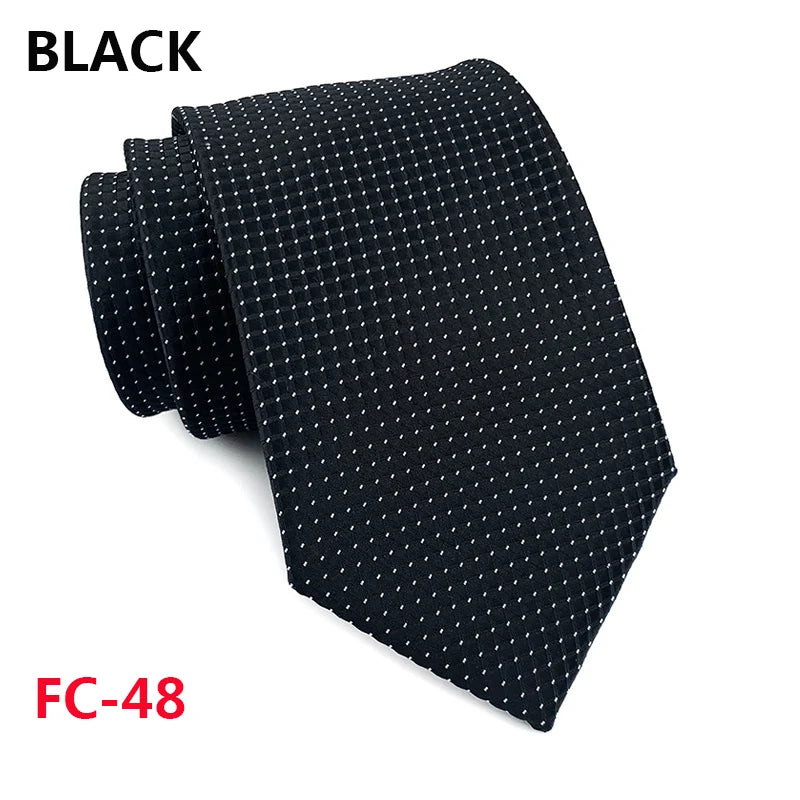 Cravate homme motifs variés 7–8 cm – CLEVI Paris