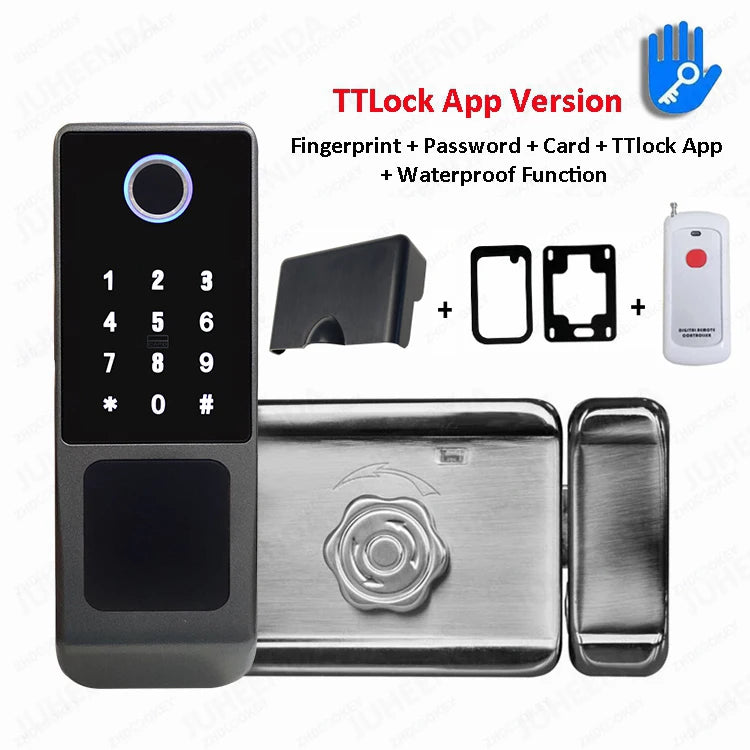 Serrure Extérieure Connectée ZhdCookey G23 Empreinte Digitale IP66 Tuya WiFi – CLEVI Paris