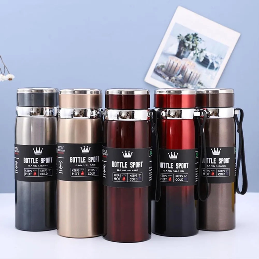 Gourde Thermos 1 L | Acier Inoxydable Double Paroi, Sans BPA – CLEVI Paris