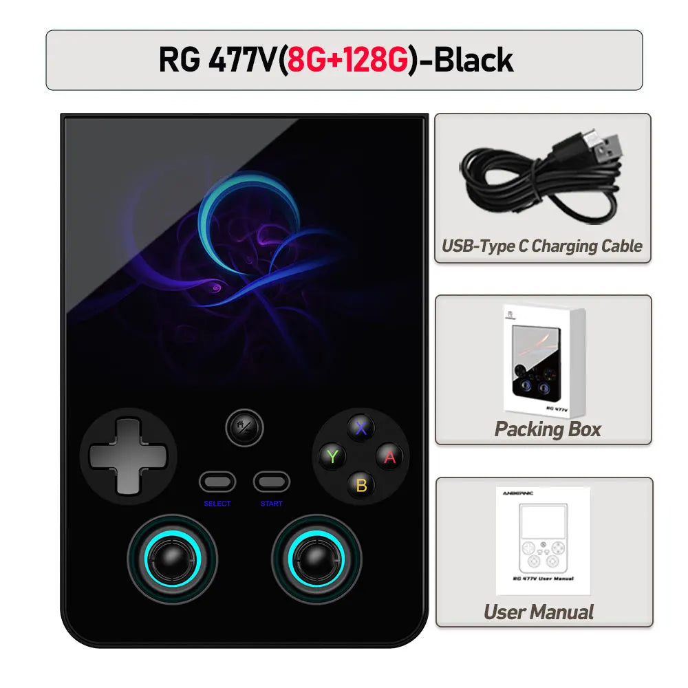 Console de Jeu Portable Anbernic RG477V – Écran 4,7" LTPS, Dimensity 8300, Android 14