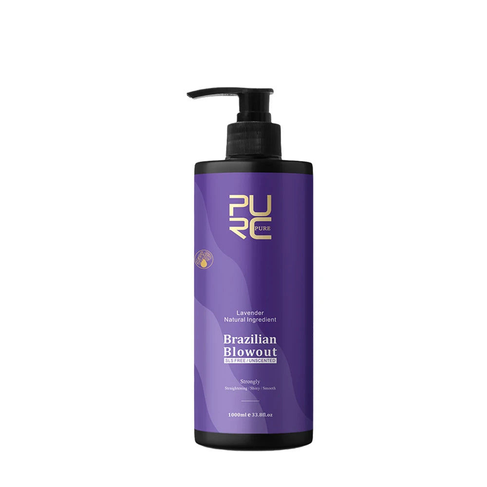 Traitement Kératine Brésilien PURC Lavande 12% | Lissage & Réparation | 100ml & 1000ml – CLEVI Paris