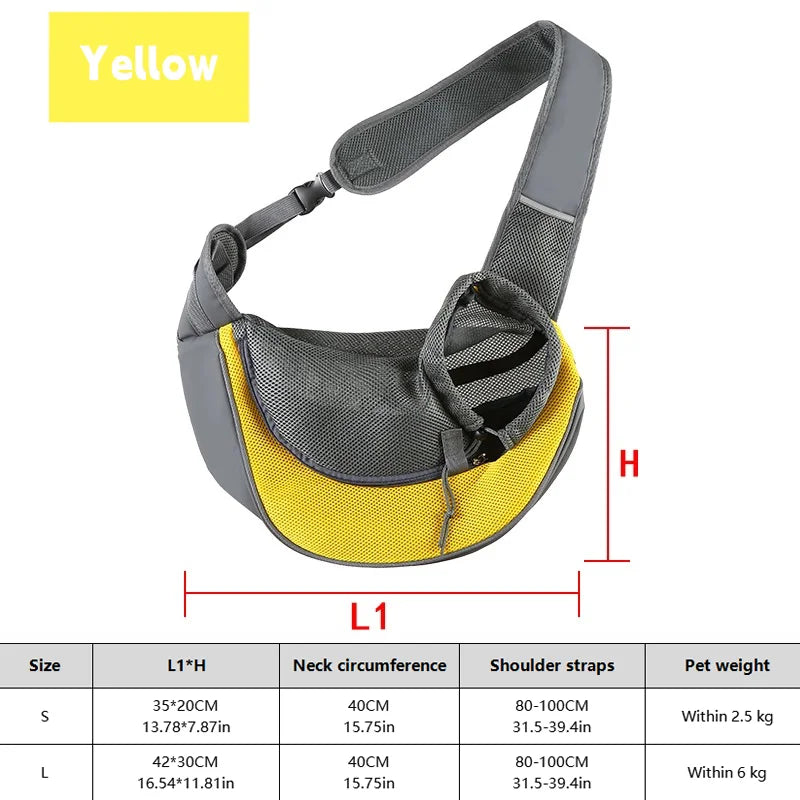 Sac de transport en maille pour chien et chat – CLEVI Paris