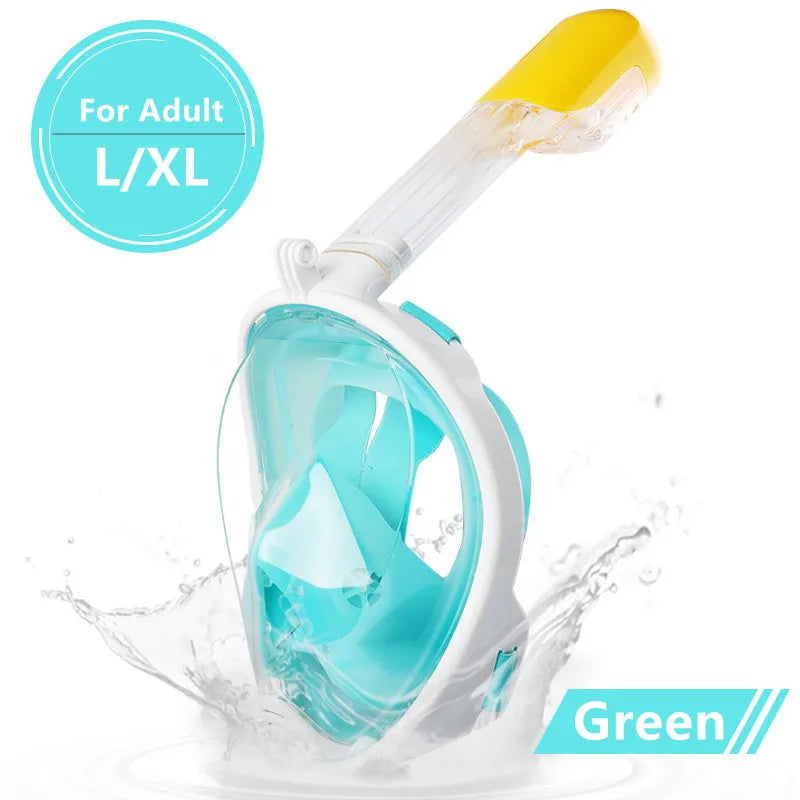 Masque de Plongée Intégral Anti-buée XIAOTREE – Snorkeling Adultes & Enfants – CLEVI Paris