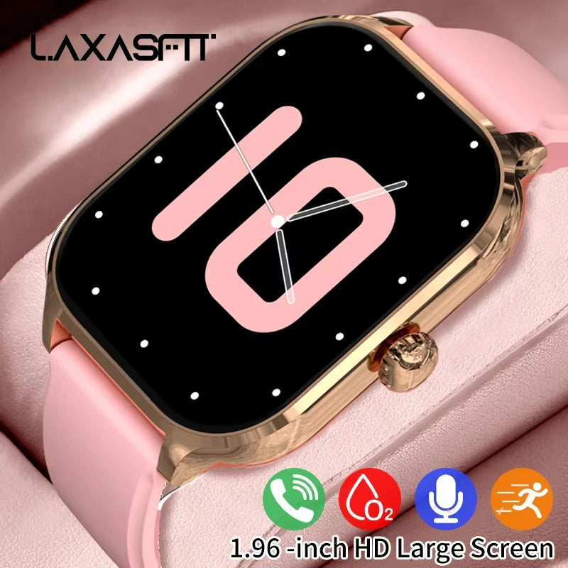 LAXASFIT H9 Plus Montre Connectée Sport — Écran 2.01" HD, Bluetooth, Appels, Cardio, SpO2 | CLEVI Paris