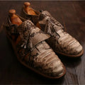 Chaussures Homme Cuir Python Semelle Goodyear | Style Britannique – CLEVI Paris