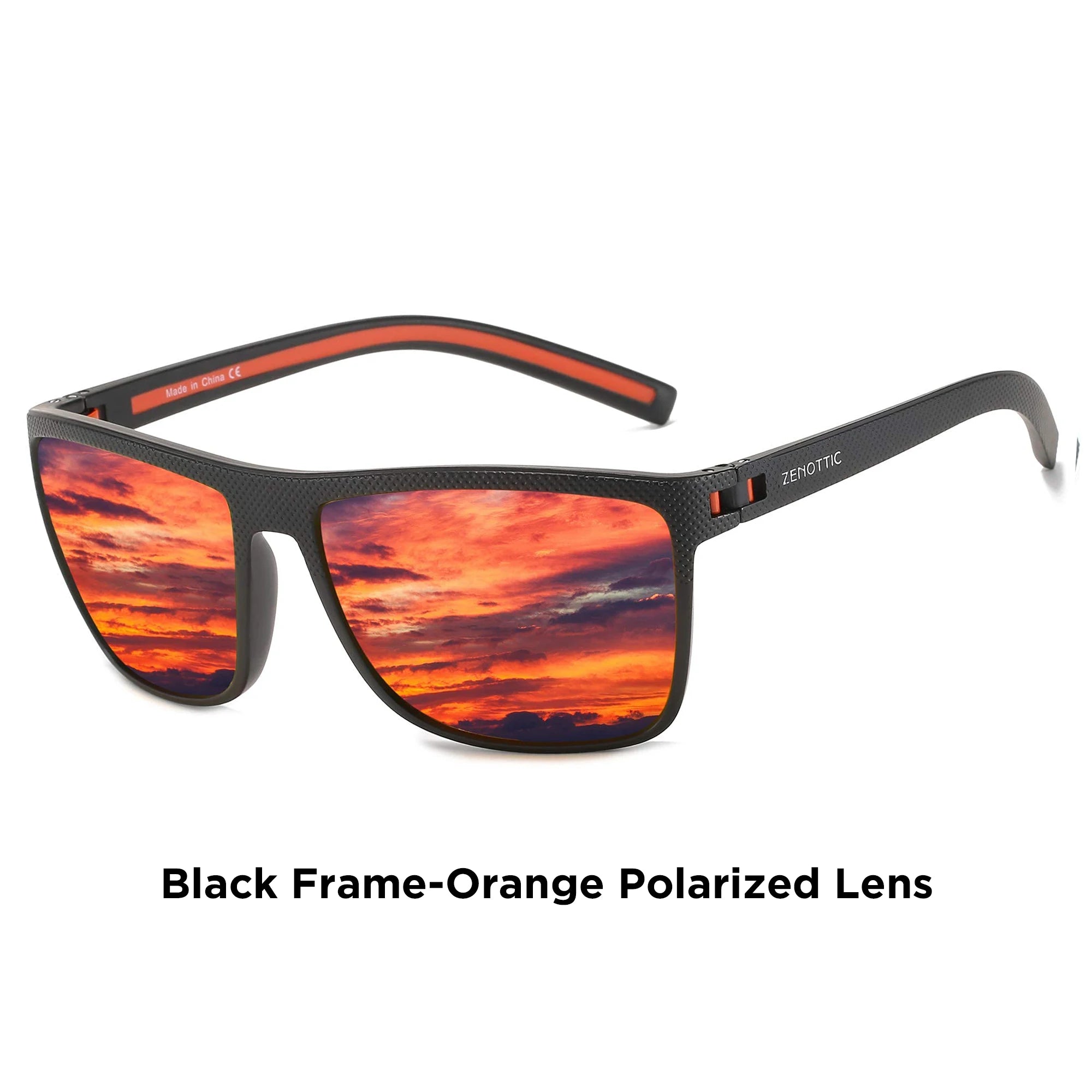Lunettes de Soleil Carrées Polarisées TR90 UV400 Anti-Reflets Unisexe 23 Coloris – CLEVI Paris