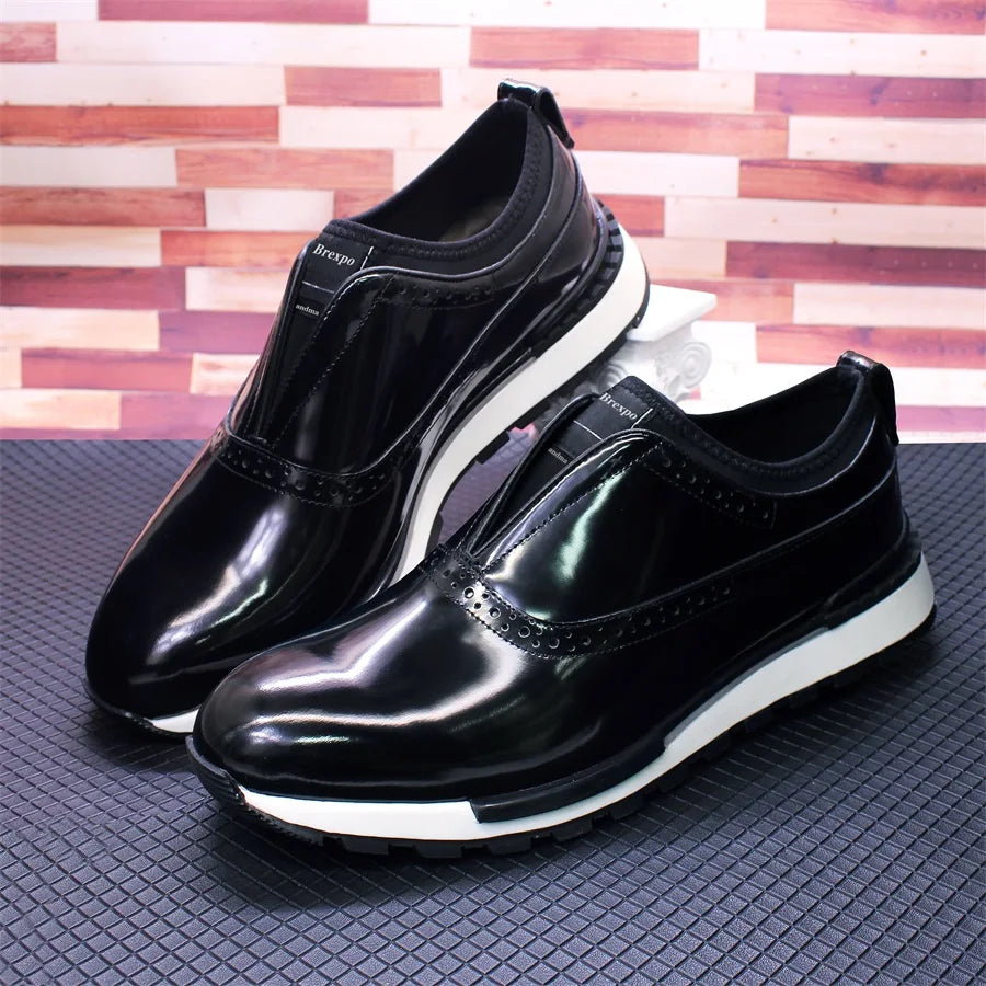 Chaussures homme en cuir à enfiler G22-32 – CLEVI Paris