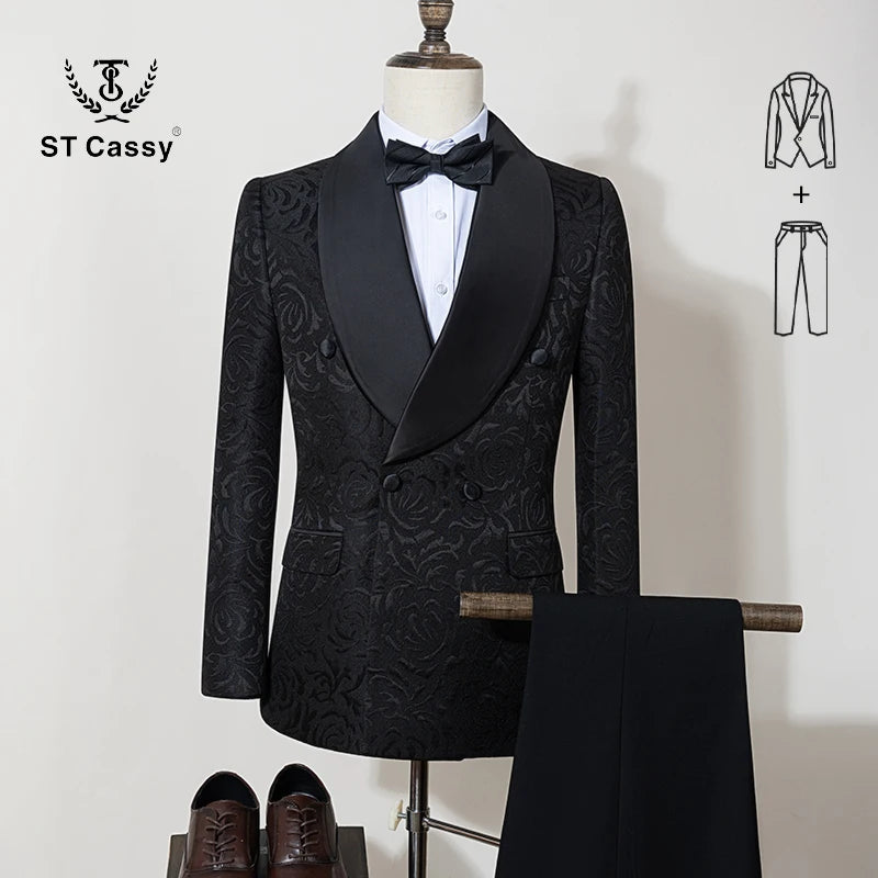 Costume homme 2 pièces double boutonnage – CLEVI Paris