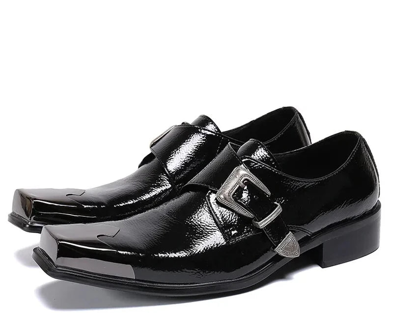Oxfords Homme Bout Métal Doré – CLEVI Paris