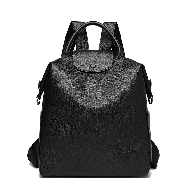 Sac à Dos Cuir Véritable Vachette Femme Vanderwah 3-en-1 Voyage – CLEVI Paris