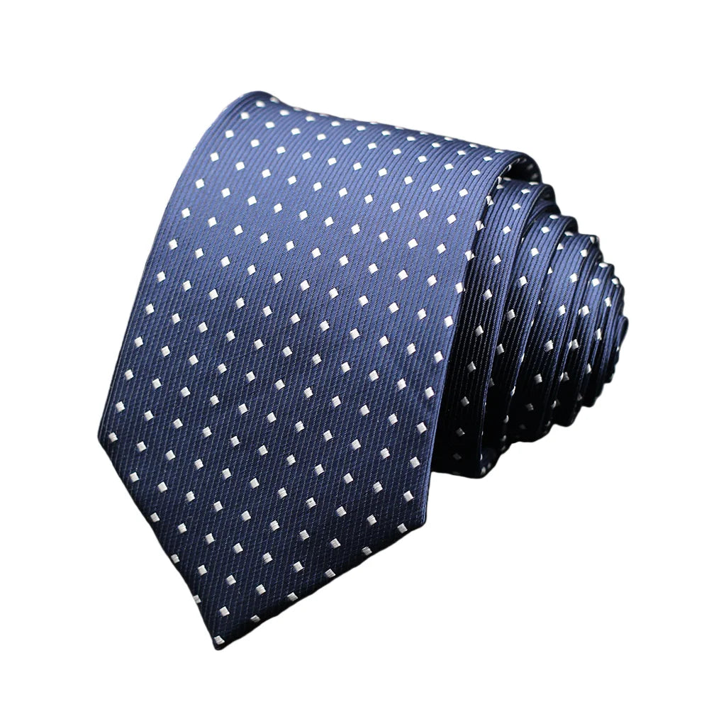 Cravate homme à pois 7 cm – CLEVI Paris