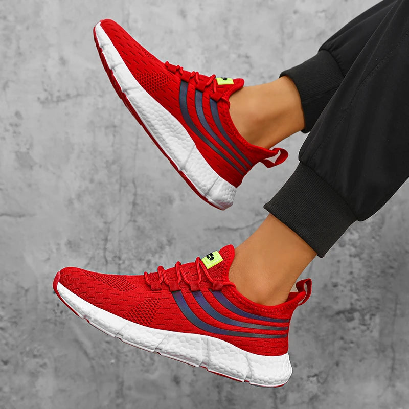 Baskets Unisexe Légères Respirantes – Semelle Antidérapante TPR Running Marche Sport Casual Pointures 36–46 – CLEVI Paris