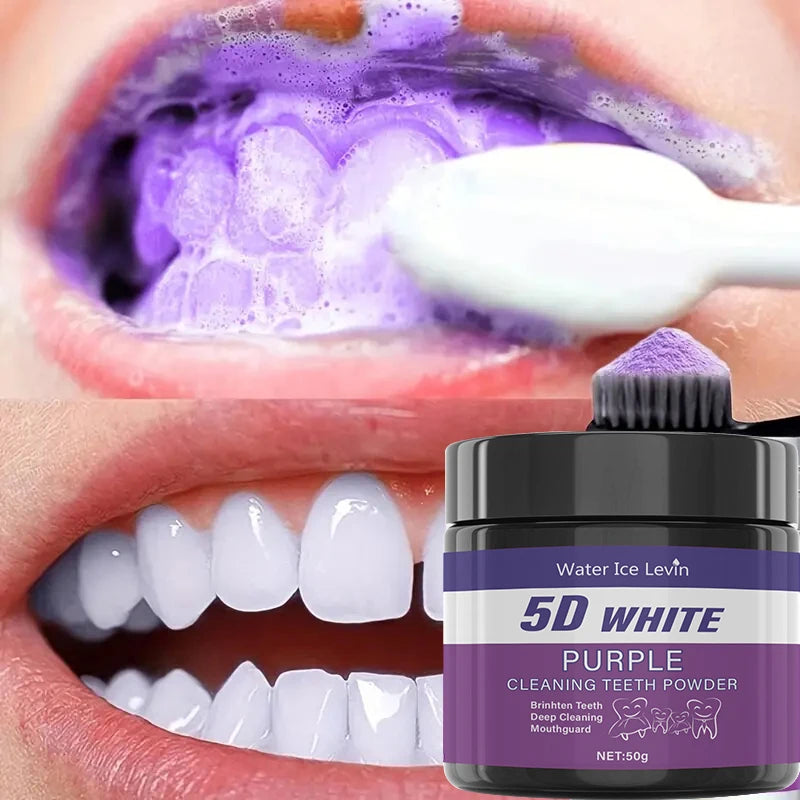 Poudre Dentifrice Blanchissante 5D — Charbon Actif & Fraîcheur Menthe | CLEVI Paris