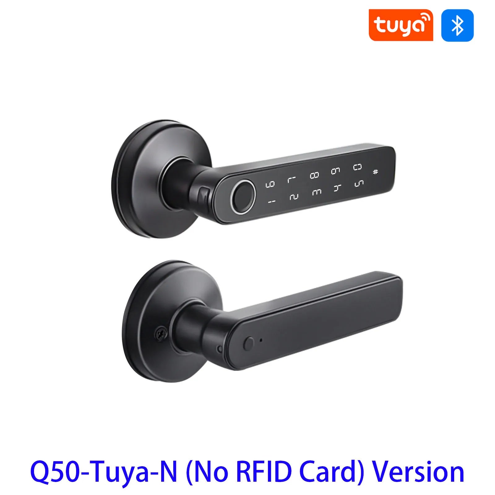 Serrure Connectée Asia-Teco Q50 Empreinte Digitale Tuya Bluetooth IP65 – CLEVI Paris