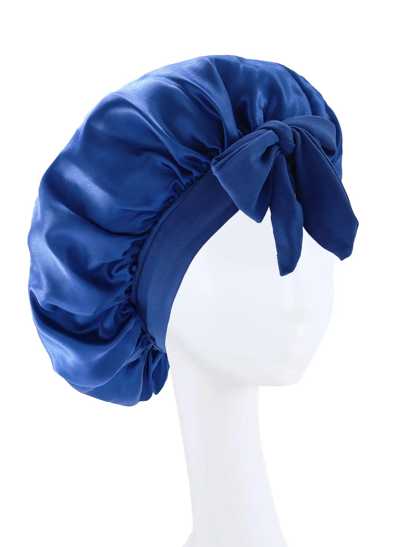 Bonnet de Nuit Satin Cheveux Bouclés — CLEVI Paris