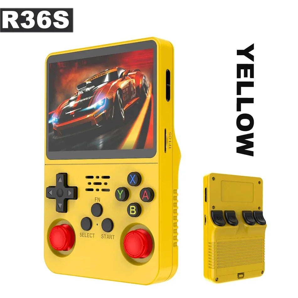 Console de Jeu Rétro R36S – Écran IPS 3,5", 64 Go 15 000+ Jeux / 128 Go 20 000+ Jeux