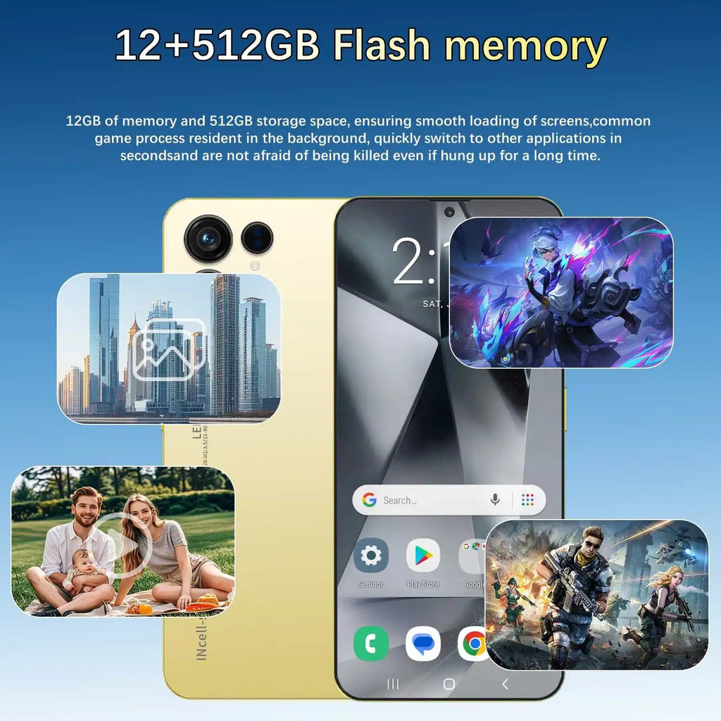 Smartphone SURGAZE XS24 Ultra 6,6" – 4G, Android, Double SIM, 48MP, 5000mAh – CLEVI Paris