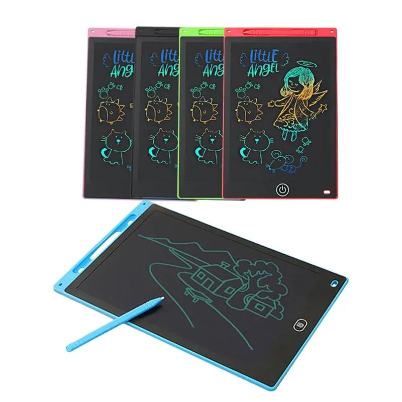 Tablette LCD Enfant | Écriture Effaçable, Plastique ABS, 4 Tailles, Dessin & Éducation – CLEVI Paris