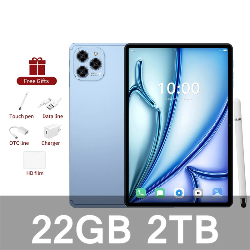 Tablette K-Touch 16 Pro 10,1" Android 5G – 10000mAh | Double SIM | Version Globale