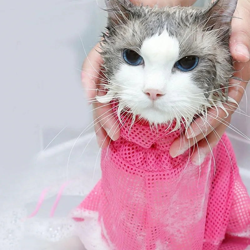 Sac de bain et toilettage pour chat – CLEVI Paris