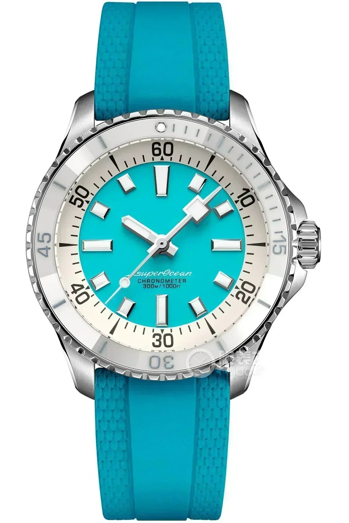 Montre Homme Automatique Luxe Acier Verre Saphir Couronne Vissée Cytupr – CLEVI Paris