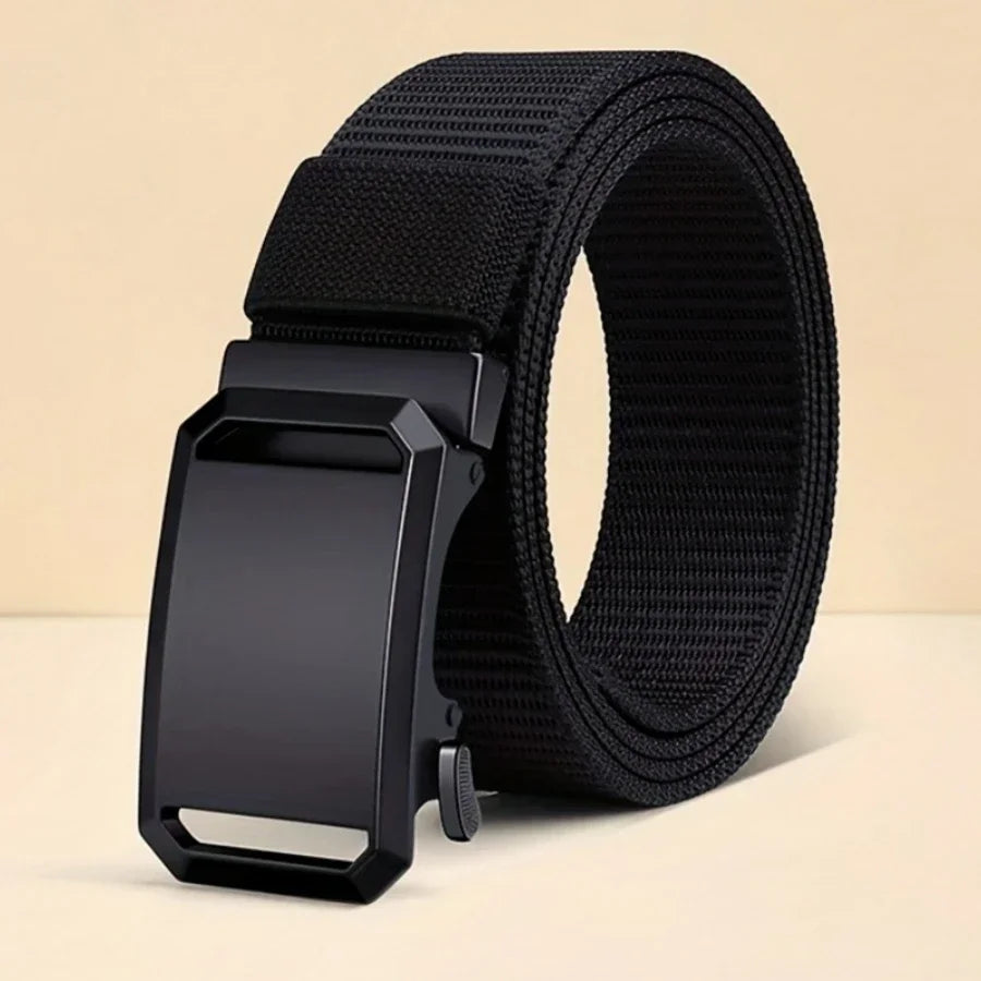 New Automatic Buckle Belt, Canvas Tactical Workwear — CLEVI Paris