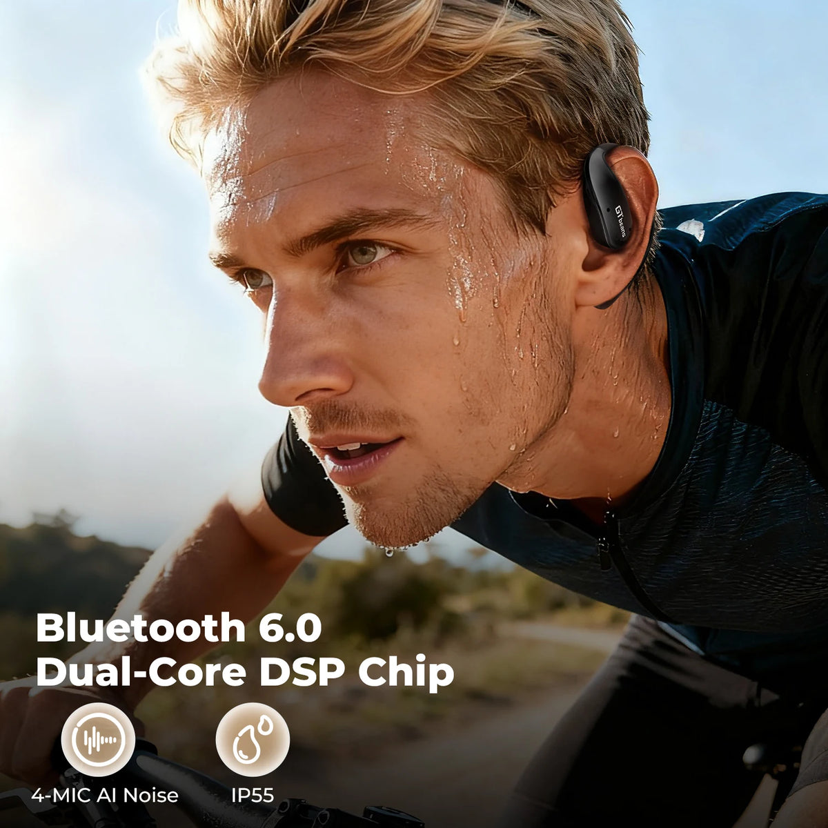 Écouteurs Open-Ear GTbeans E20 OWS BT 6.0 4 Micros – CLEVI Paris