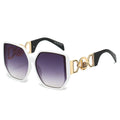 Lunettes de Soleil Œil de Chat Oversize Découpé Dégradé UV400 Unisexe – CLEVI Paris