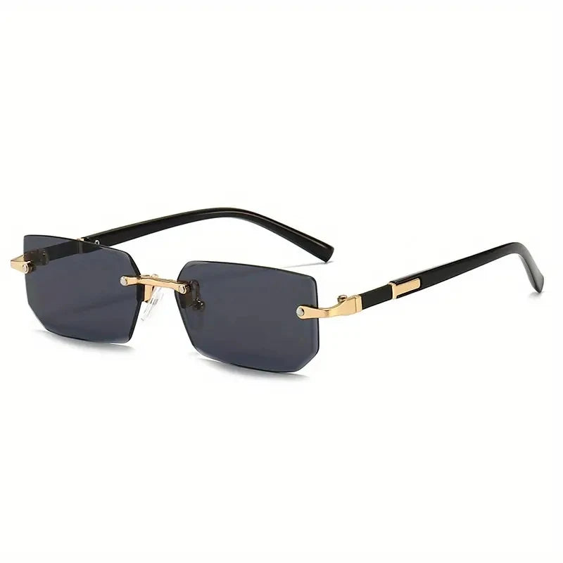 Lunettes de Soleil Sans Monture Rectangle Fashion — CLEVI Paris