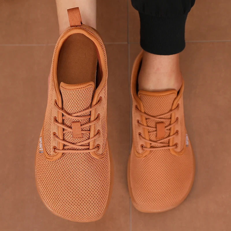 Sneakers Mesh Unisexe Respirantes Bout Large – CLEVI Paris