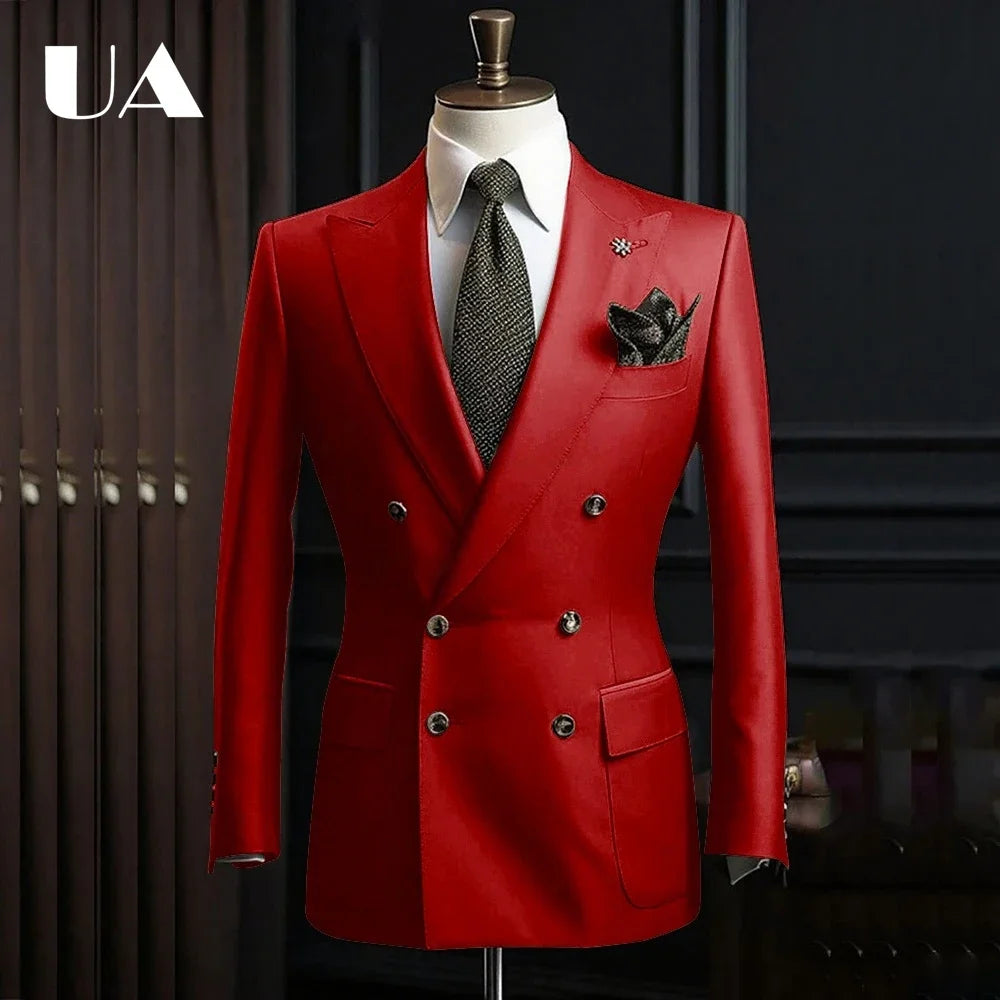 Veste Longue Croisée Homme Uni – CLEVI Paris