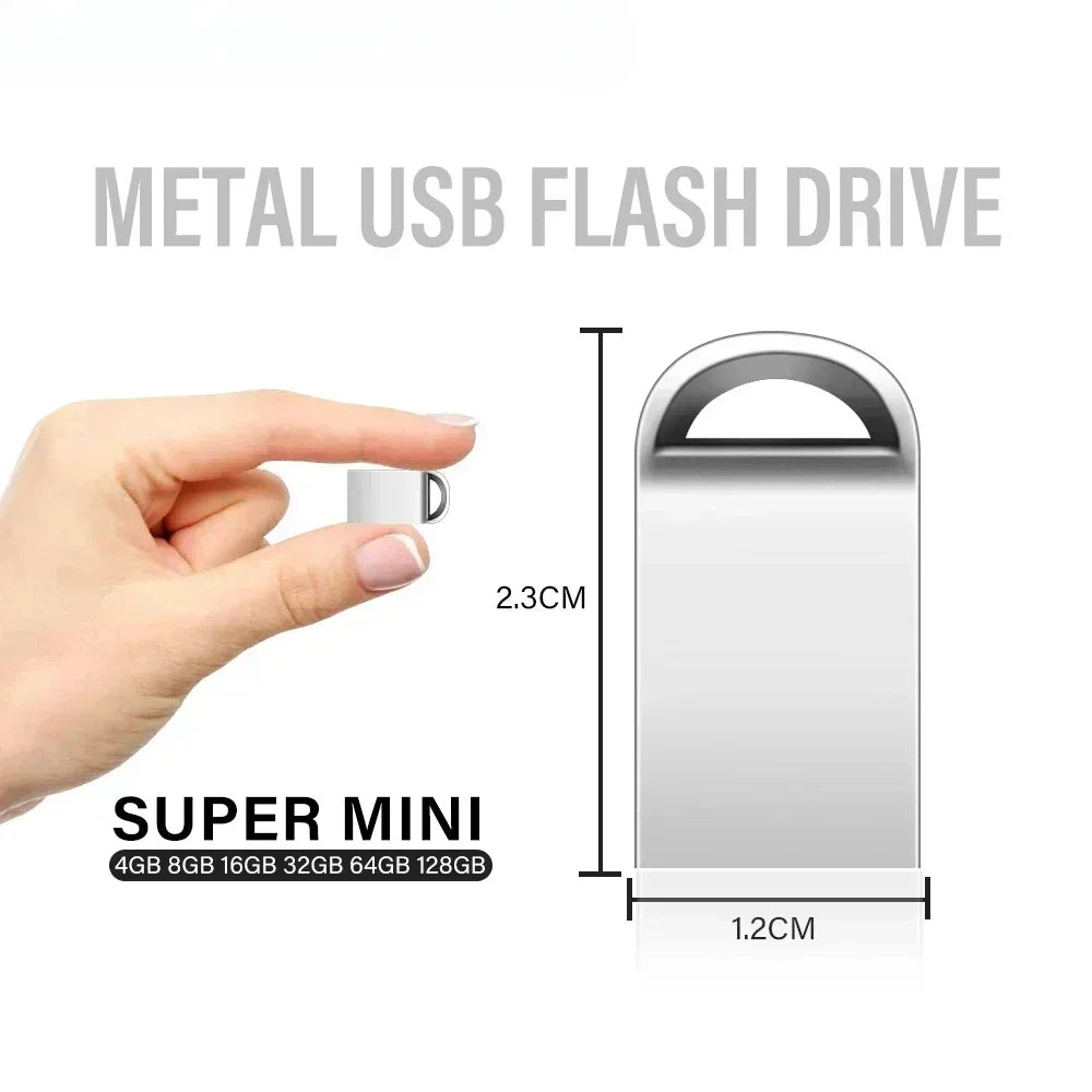 Clé USB Mini JASTER 4–128 Go USB 2.0 – CLEVI Paris