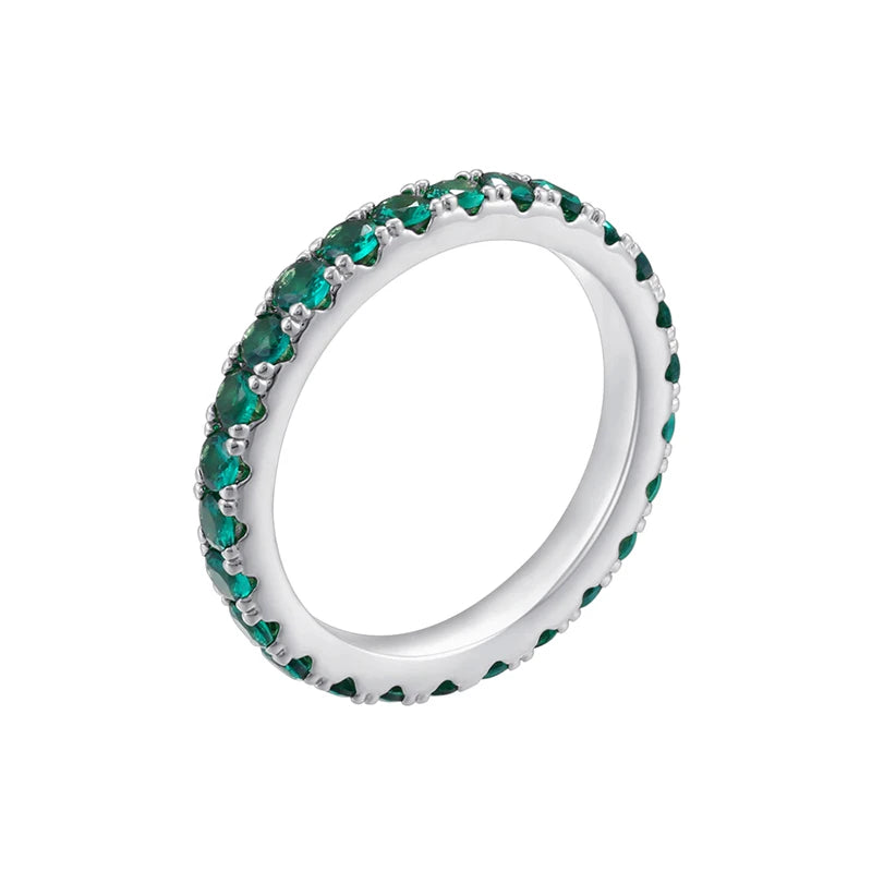 Bague Couple ZHUKOU Style Coréen Pierre CZ Plaqué Or 18K Unisexe Tailles 6-7-8 – CLEVI Paris