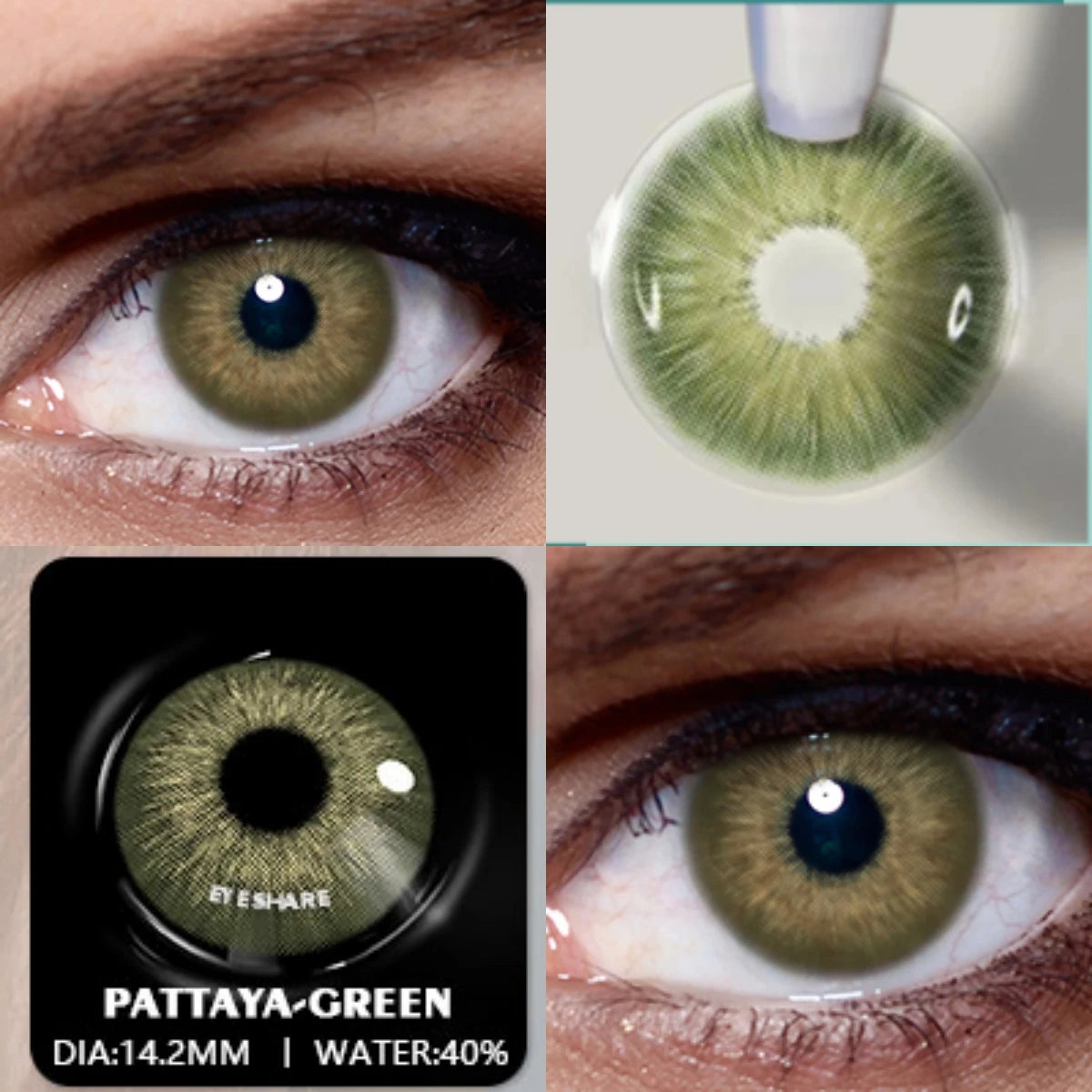 Lentilles de Contact Colorées AMARA | Collections RichGirl, Myakhie & Pattaya | Sans Correction | 1 Paire – CLEVI Paris