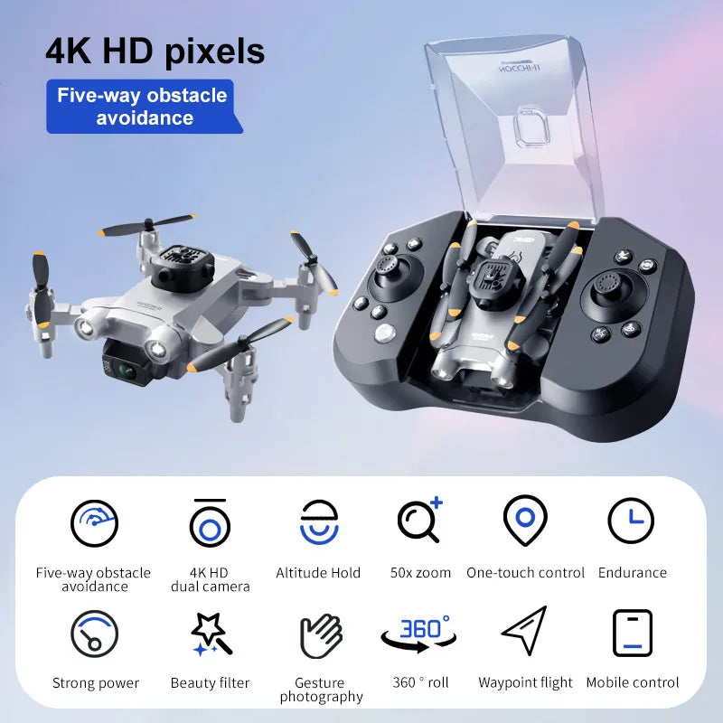 Mini Drone 4DRC V30 4K Double Caméra – Évitement d'Obstacles 5 Faces, FPV WiFi & Positionnement Optique – CLEVI Paris