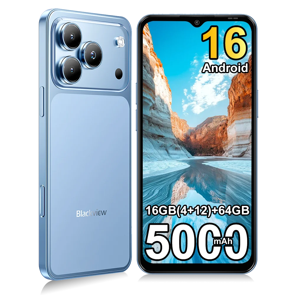 Blackview WAVE 7C Smartphone 4G Android 16 6,56" IPS 5000mAh 32MP Double SIM – CLEVI Paris