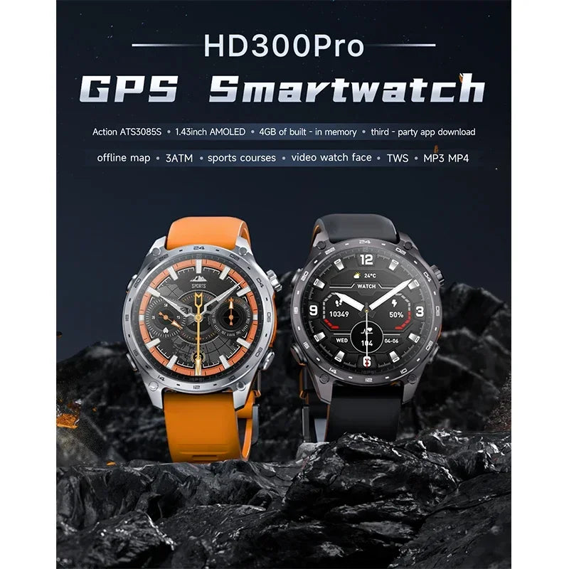 Montre Connectée GPS HD 300 Pro – CLEVI Paris
