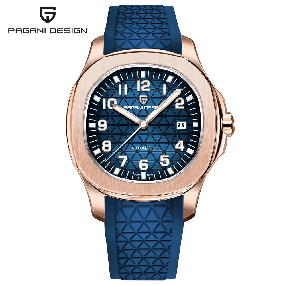 Montre PAGANI DESIGN PD-YS031 – Automatique, Verre Saphir AR, Acier Inoxydable, Couronne Visée, Étanche 10 ATM – CLEVI Paris