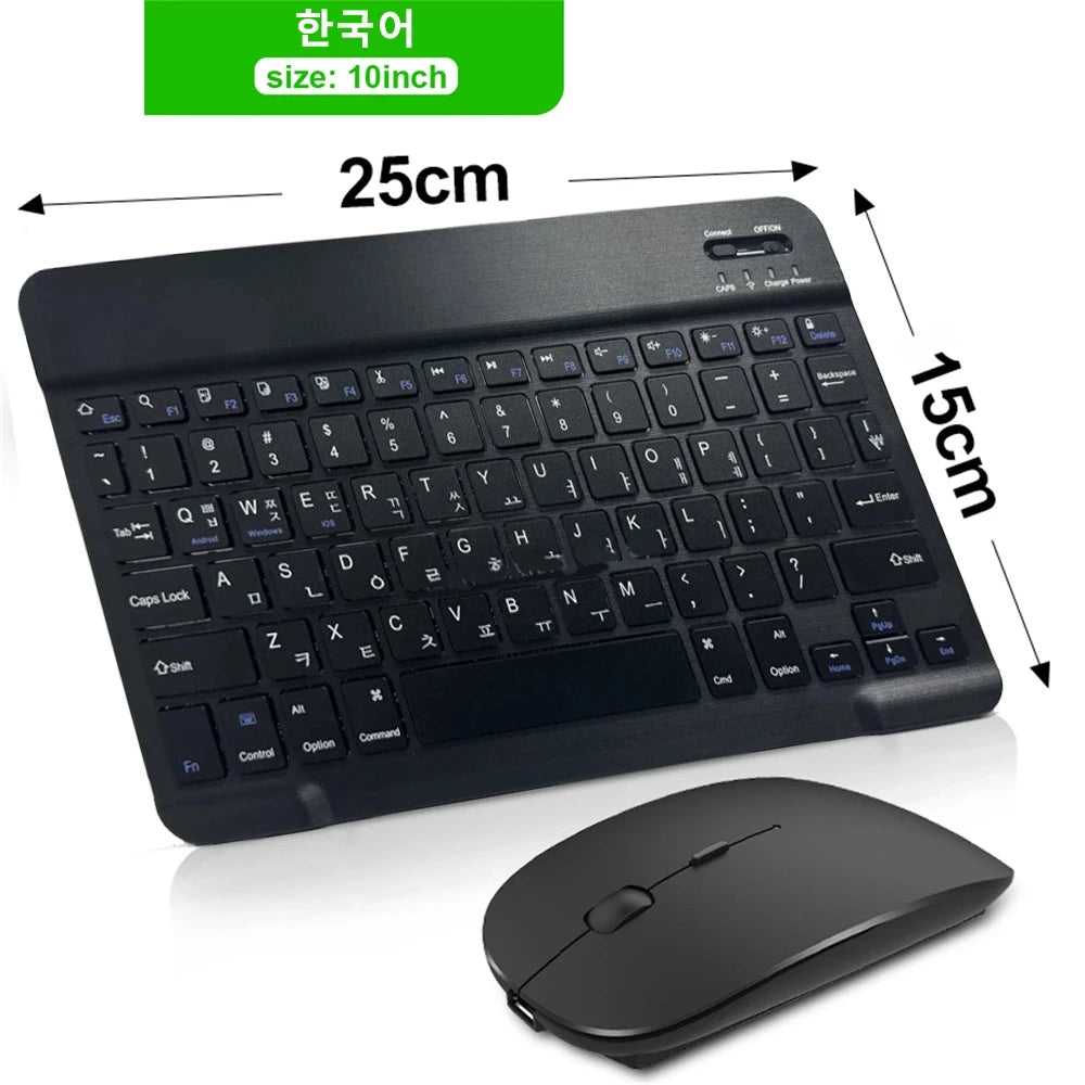 Clavier Bluetooth Sans Fil EMTRA | Silencieux, Multi-Langues, iOS Android Windows, Tablette & PC – CLEVI Paris