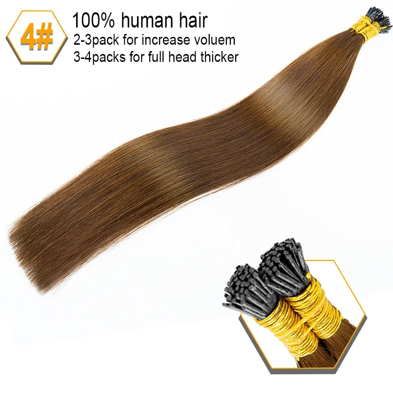 Extensions I-Tip lisses, cheveux humains – CLEVI Paris
