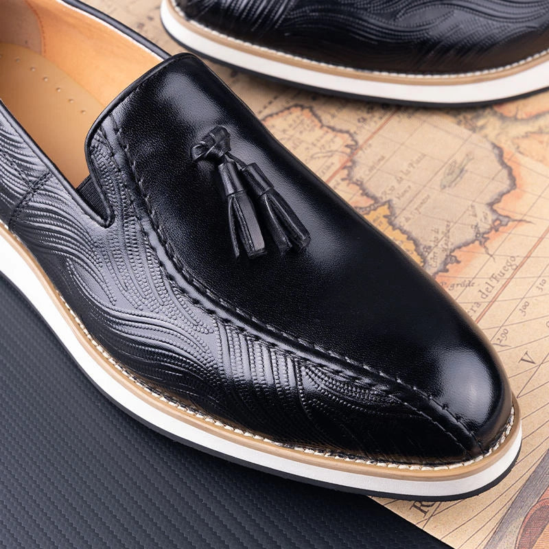 Oxford Cuir Vachette Homme Respirant Semelle EVA – CLEVI Paris