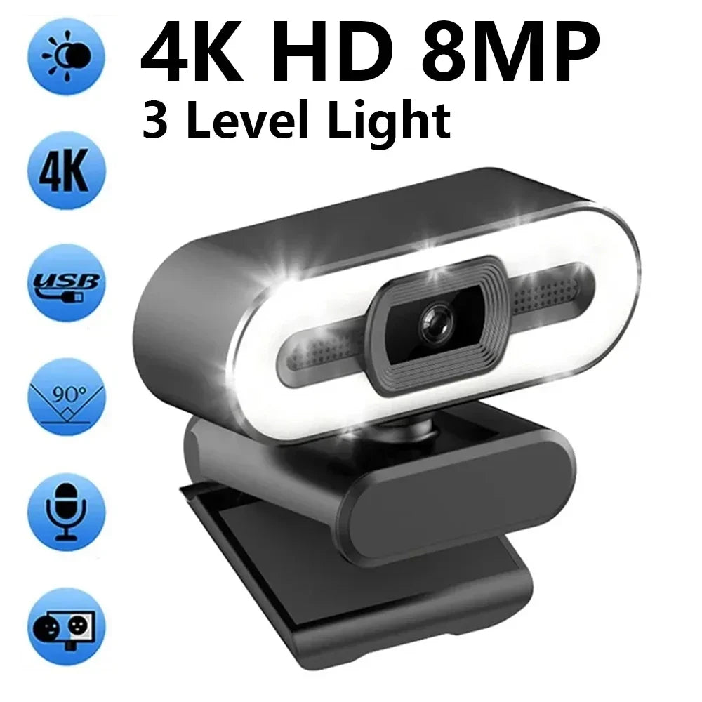 Webcam Full HD 1080P / 2K / 4K avec Autofocus et Micro – CLEVI Paris