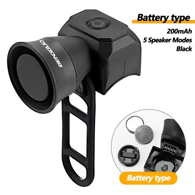 Sonnette Vélo Électronique Étanche USB & Pile — CLEVI Paris