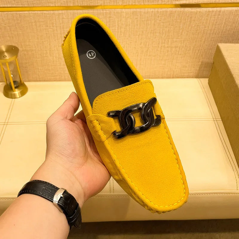 Loafers Homme Suède Grande Taille Slip-On – CLEVI Paris