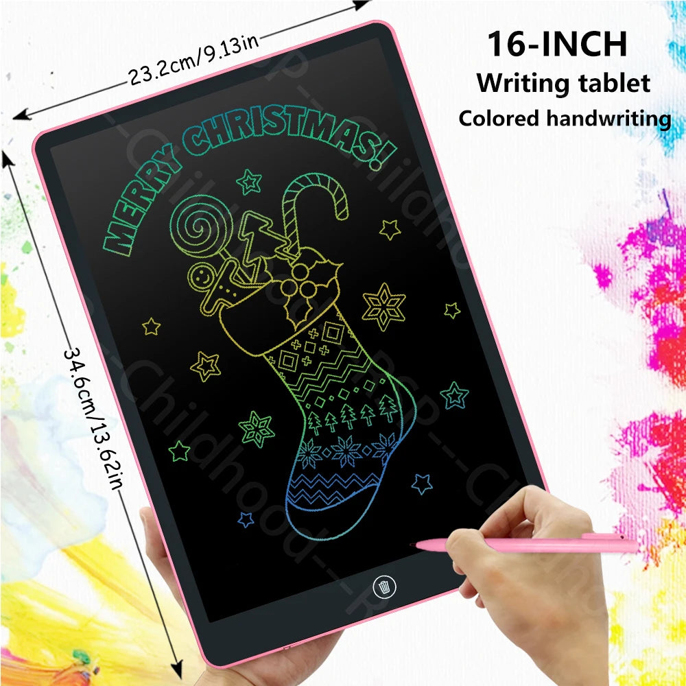 Ardoise LCD Enfant RSP – Tablette Écriture & Dessin 6,5" à 16" – Cadeau Éducatif Dès 3 Ans