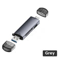 Lecteur de Cartes 6-en-1 USB 3.0 SD/TF/OTG – CLEVI Paris