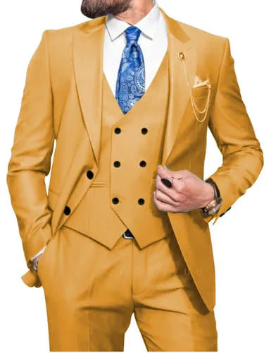 Costume 3 pièces homme coupe ajustée – CLEVI Paris