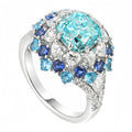 Bague Argent 925 Saphir Paraiba – CLEVI Paris